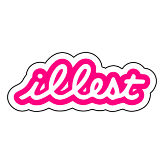 Illest Sticker (Hot Pink)